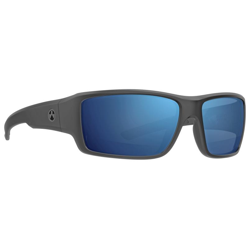 Ascent Eyewear, Polarized, Black Frame, Bronze Lens, Blue Mirror MAG1132-1-001-2020