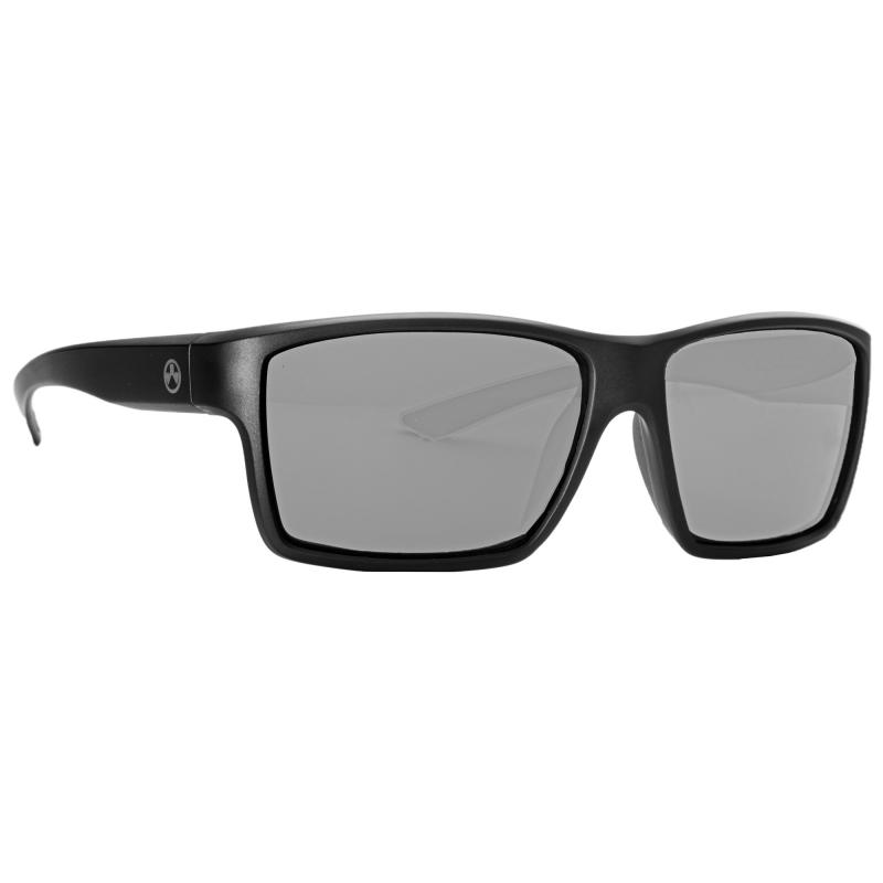 Explorer Eyewear, Polarized, Black Frame, Gray Lens/Silver Mirror MAG1147-1-001-1110
