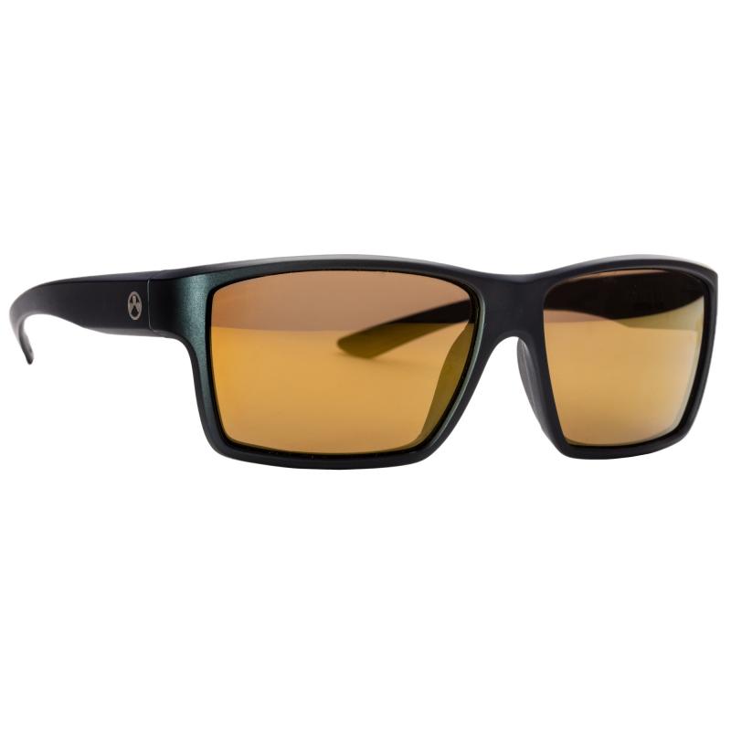 Explorer Eyewear, Polarized, Black Frame, Bronze Lens/Gold Mirror MAG1147-1-001-2030