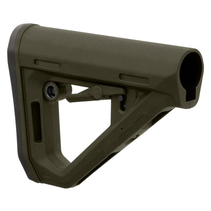 DT Carbine Stock, Fits AR-15 Mil-Spec Buffer Tubes, Matte Finish, Olive Drab Green MAG1377-ODG