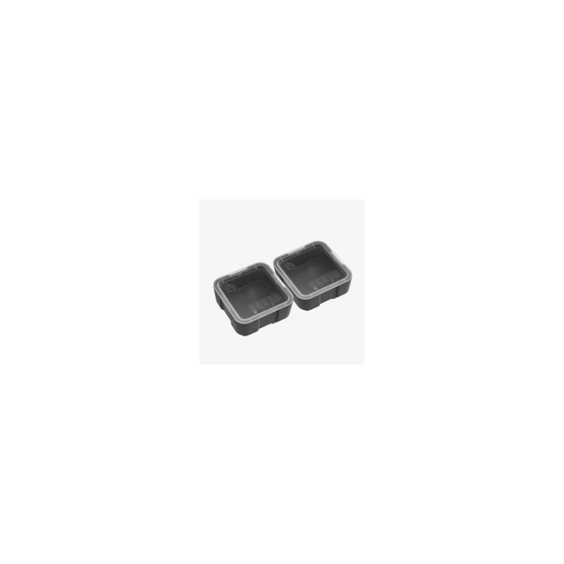 DAKA Bins, 2X2, Compatible with DAKA GRID Organizer Panels, Matte Finish, Black, 3.2"x 3.2"x 1.3" Internal, (2) 2X2 Bins Included MAG1390-BLK