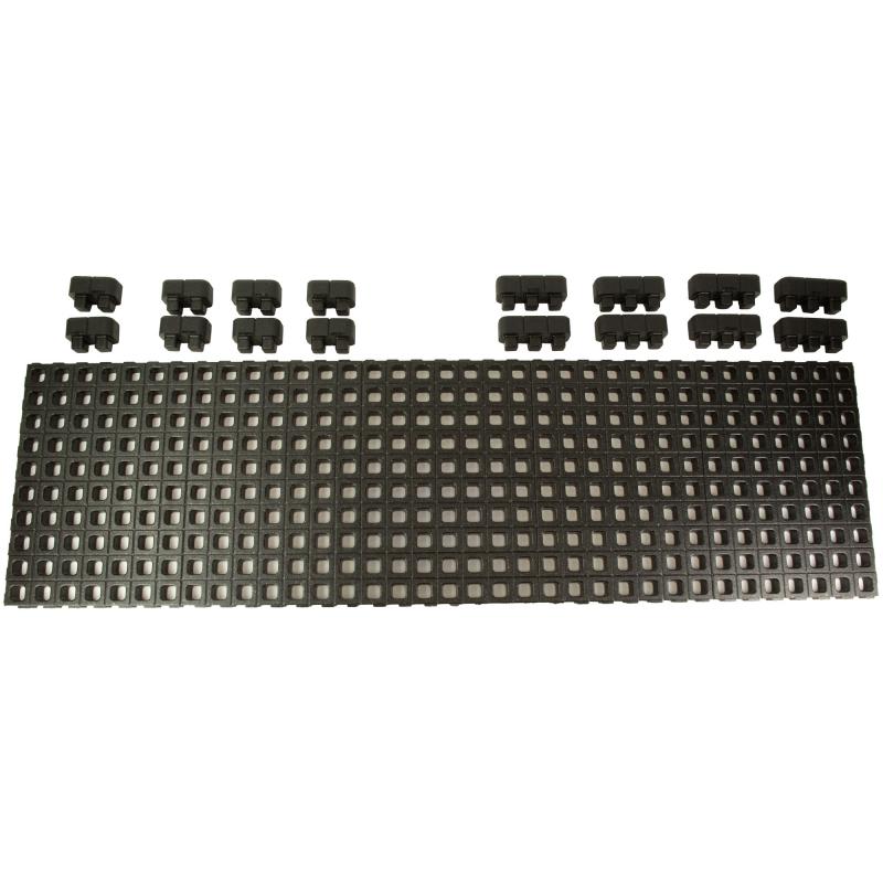 DAKA, Long Rifle Grid Case Organizer, Black, Includes Ten (10) GRID Panels, Eight (8) Triple Blocks, Eight (8) Double Blocks, Four (4) DAKA Gear Straps, and Eight (8) Adhesive Gap Shims MAG1501-BLK