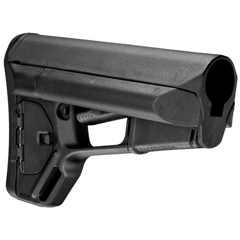 ACS Carbine Stock |Mil-Spec, Adjustable, Storage Tubes + Storage Bay, Shielded Lever