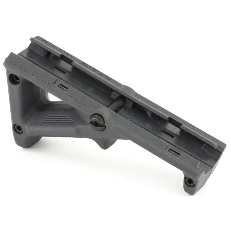 Angled Foregrip Grip, Fits Picatinny, Gray Finish MAG414-GRY