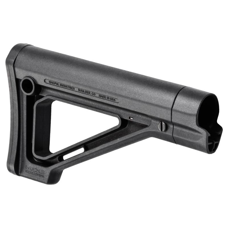 MOE Fixed Carbine Stock, Fits AR Rifles, Mil-Spec, Black MAG480-BLK