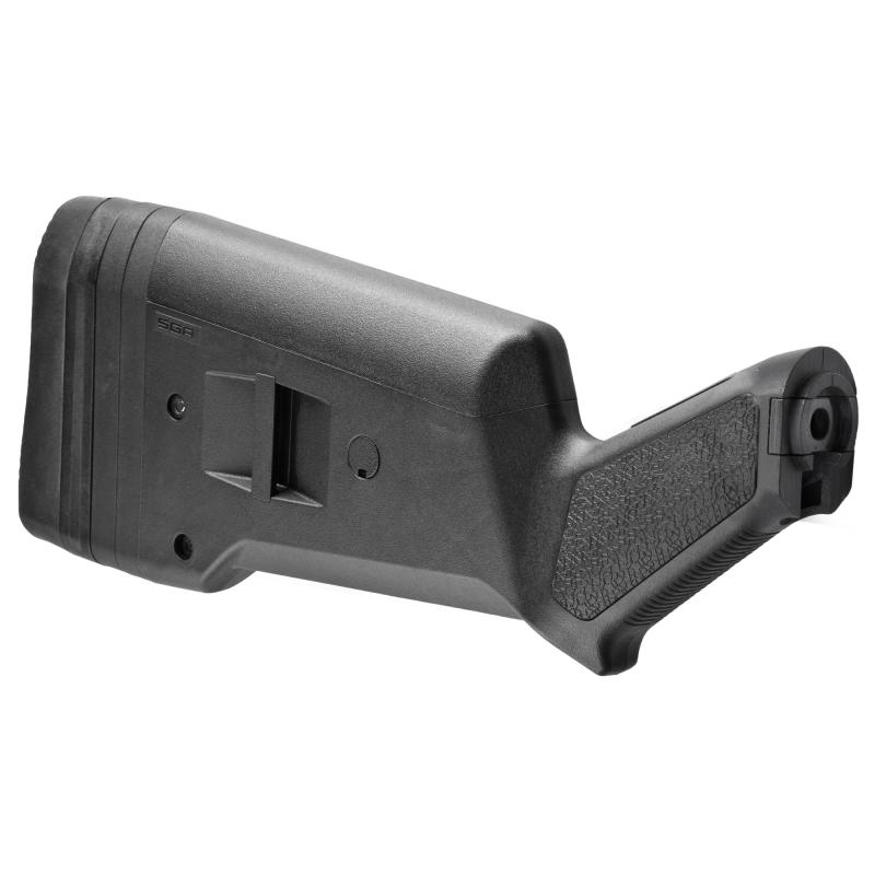 SGA Stock, Fits Mossberg 500, 590, Black MAG490-BLK