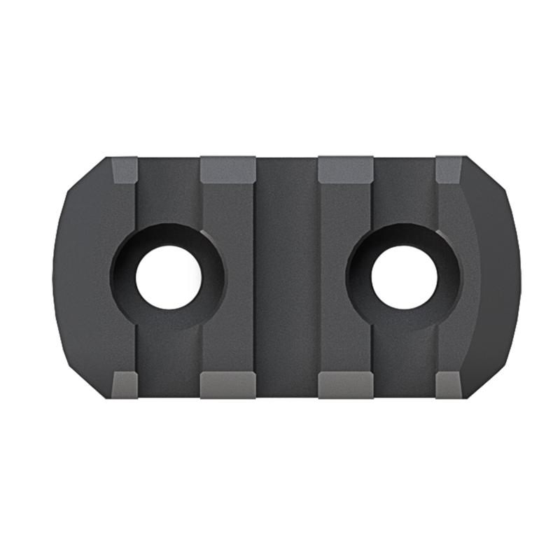 Rail Section, Fits M-LOK Hand Guard, Aluminum, 3 Slots MAG580