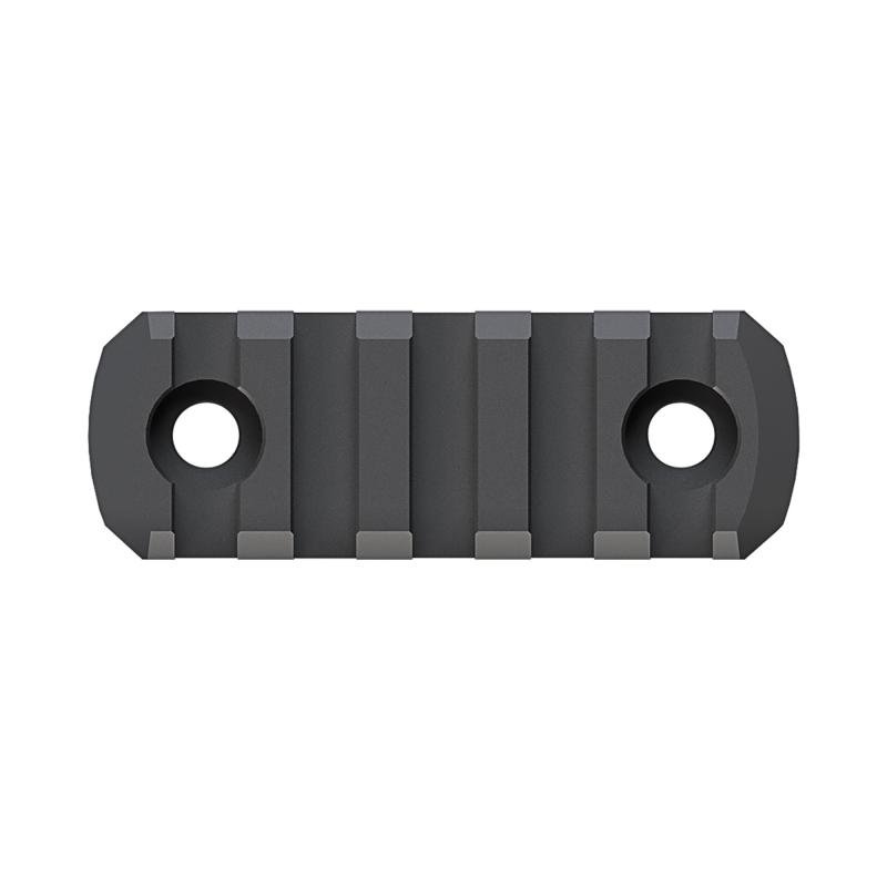 Rail Section, Fits M-LOK Hand Guard, Aluminum, 5 Slots MAG581