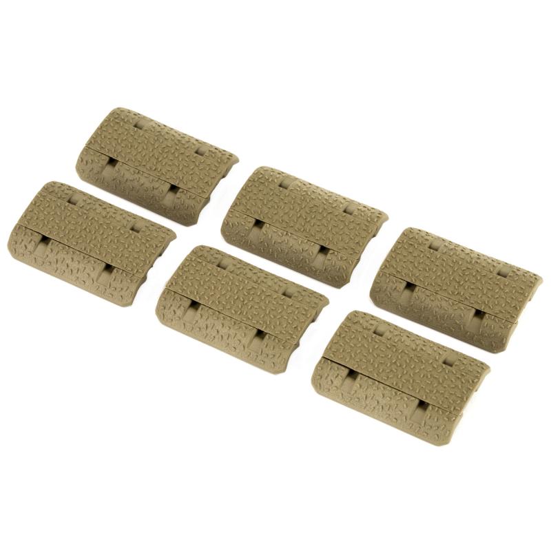 M-LOK Rail Covers, Flat Dark Earth Finish, Type 2Rail Cover, 1 Slot, Fits M-LOK MAG603-FDE