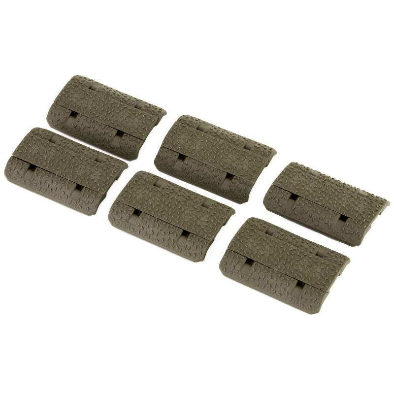 M-LOK Rail Covers, OD Green Finish, Type 2 Rail Cover, 1 Slot, Fits M-LOK MAG603-ODG