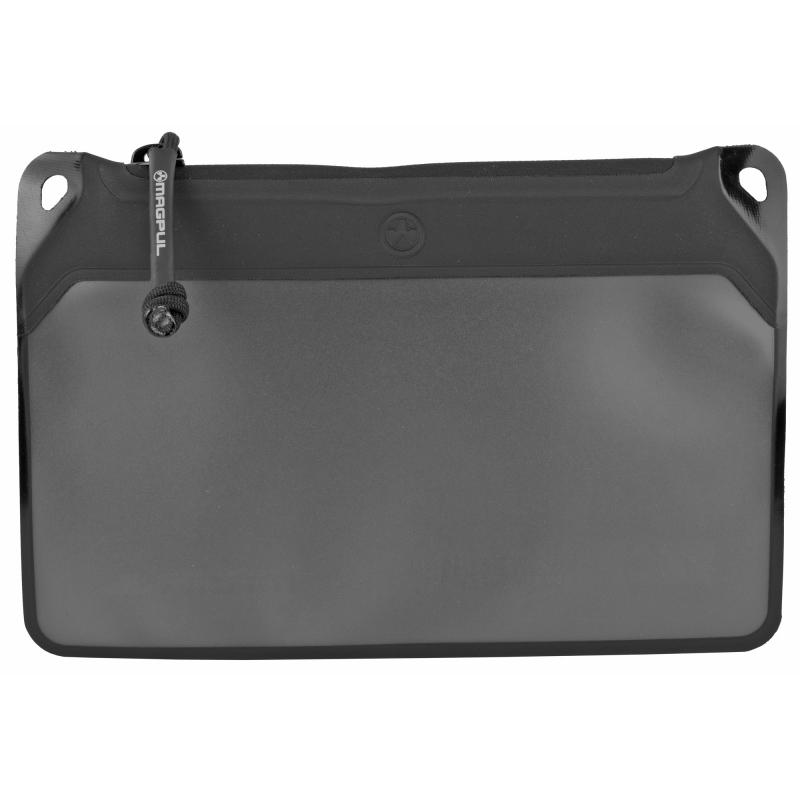 DAKA Window Pouch, Small, 6"x9", Black Polymer Fabric, Window for Easy Organization MAG994-001