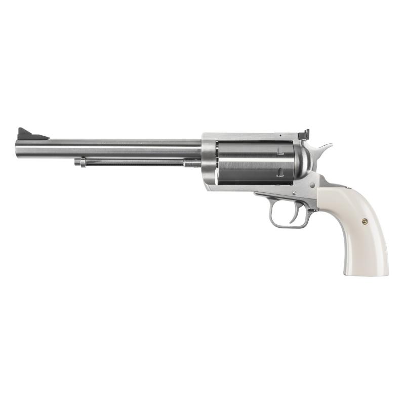 BFR, Single Action, Revolver, Large Frame, 30-30 Winchester, 10" Barrel, Stainless Steel, Silver Bisley Grips, Fixed Front and LPA Rear Adjustable Sights, 6 Rounds BFR30-30B-6