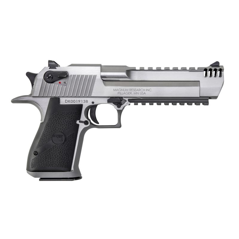 MK19 Desert Eagle 357, Semi-automatic Pistol, 357 Mag, 6" Barrel, Stainless Steel Frame and Slide, Plastic Girps, 9Rd, w/Integral Muzzle Brake DE357SRMB