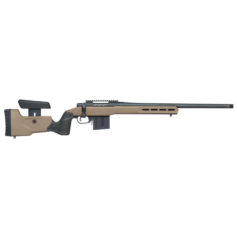 Patriot LR Tactical, Bolt Action, 6.5 Creedmoor, 22" Threaded Barrel, Matte Blued Finish, Flat Dark Earth Stock, 5/8"-24 Threading, 10 Rounds 28147