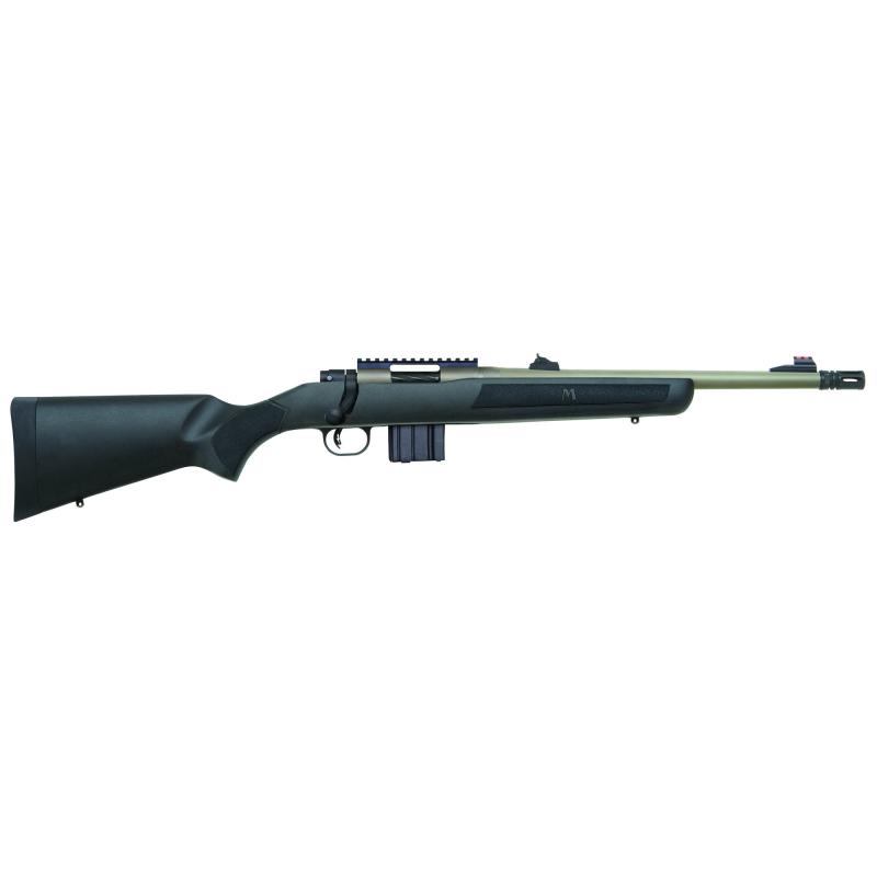 MVP Patrol, Bolt Action Rifle, 7.62 NATO, 16.25" Threaded Barrel, Fiber Optic Front Sight, Cerakote Finish, Tungsten, Black Synthetic Stock, 10 Round,1 Magazine 28209