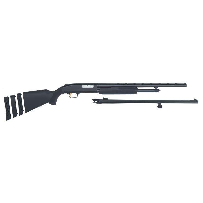 Model 500 Super Bantam Field/Deer Combo 20 Gauge With 22 Inch Vent Rib Barrel and 24 Inch Ported Fully Rifled Barrel Blue Finish Black Synthetic Stock 5 Round