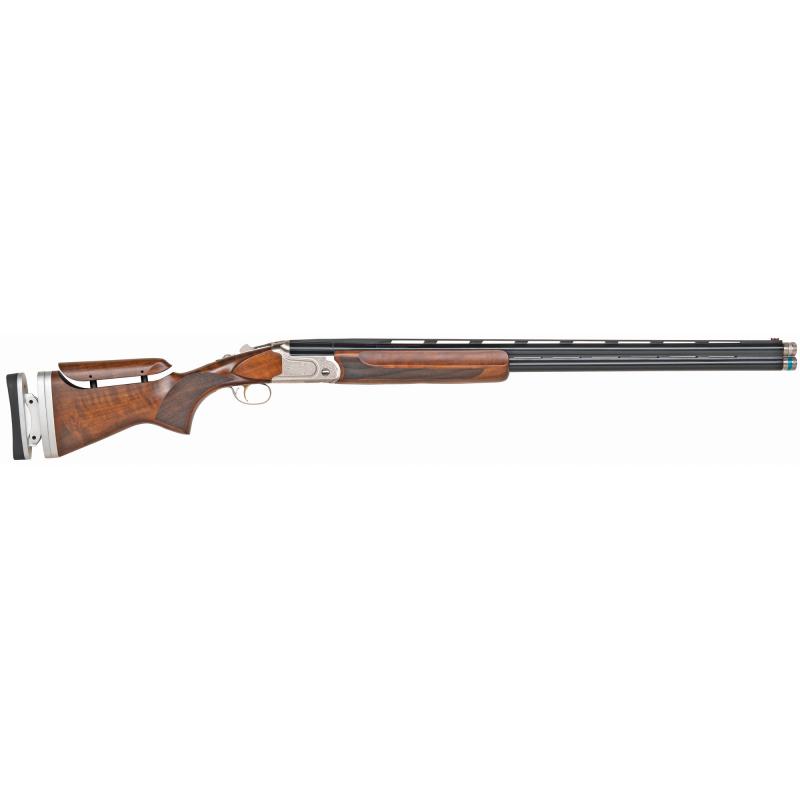 Gold Reserve II, Over/Under Shotgun, 12 Gauge, 3" Chamber, 30" Elevated Vent Rib Barrel / Polished Blue, Polished Silver Receiver w/ Gold Inlay, Sport Set Chokes (5 Total), Fiber Optic Sight, Satin Black Walnut Stock, 2 Rounds 75474