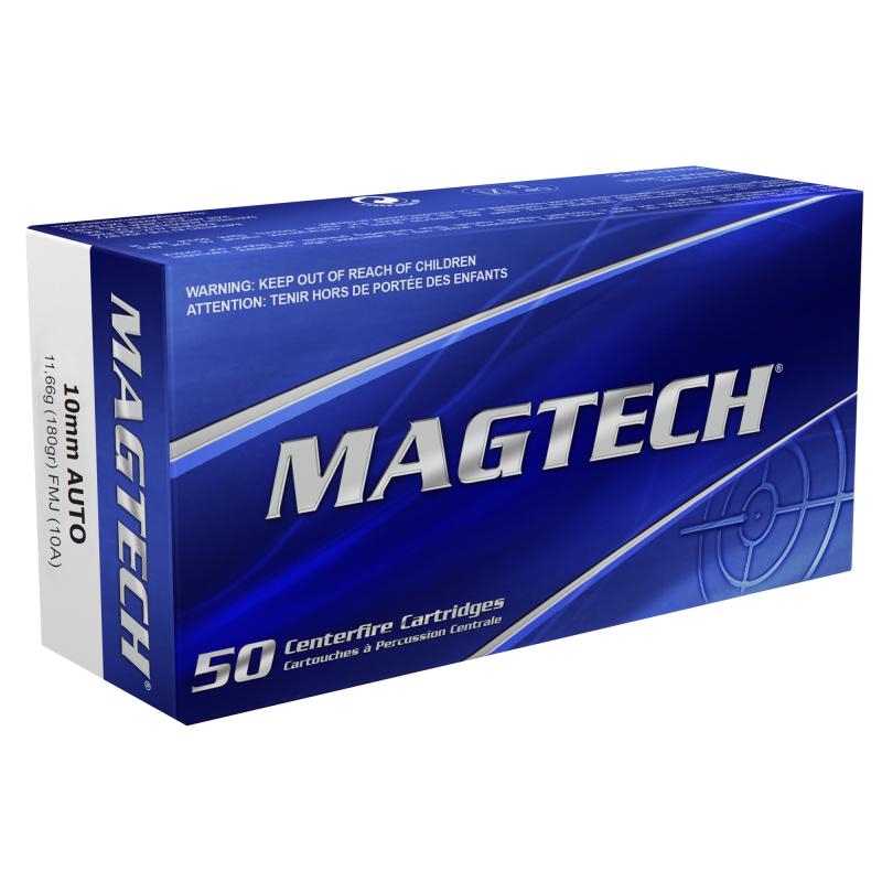 Sport Shooting, 10MM, 180 Grain, Full Metal Jacket, 50 Round Box 10A