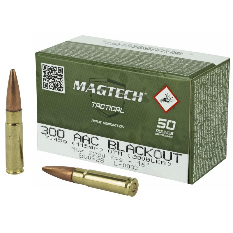 First Defense, 300 Blackout, 115 Grain, Hollow Point Flat Base, 50 Round Box 300BLKA