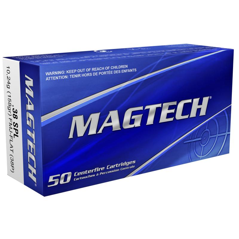 Sport Shooting, 38 Special, 158 Grain, Full Metal Jacket, 1000 Round Case 38P