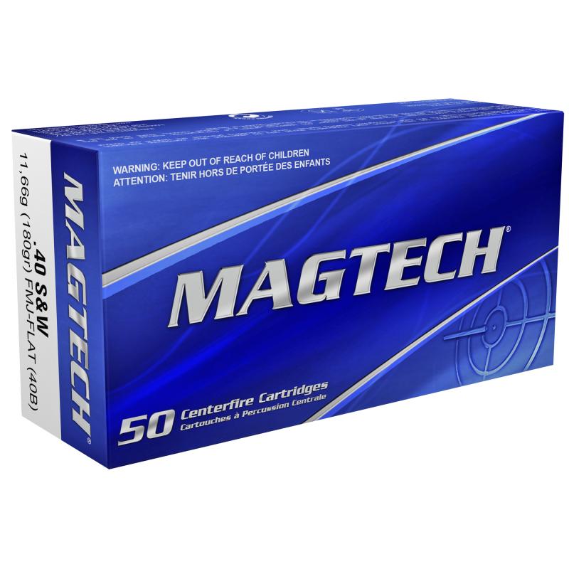 .40 S&W 180 Grain Full Metal Jacket 1000 Round Case, 20x 50 Per Box