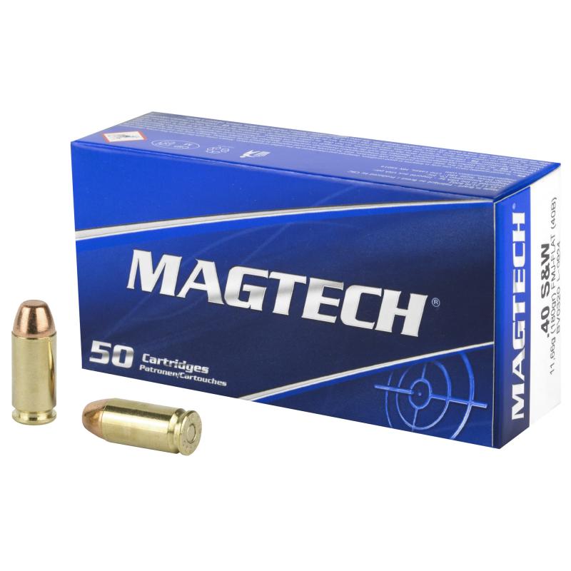 .40 S&W 180 Grain Full Metal Jacket 50 Per Box