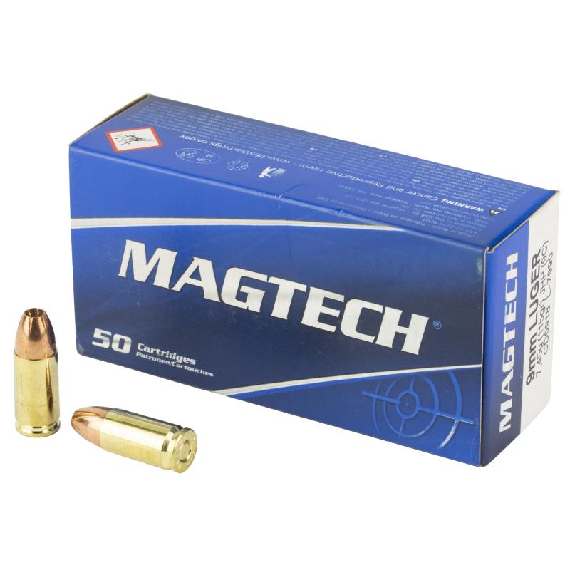 9mm Luger 115 Grain Semi-Jacketed Hollow Point 50 Per Box