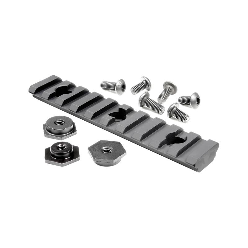 AR Handguard Rail Mount Long Rail Forearm Mount Approximate Length 4 Inches Black