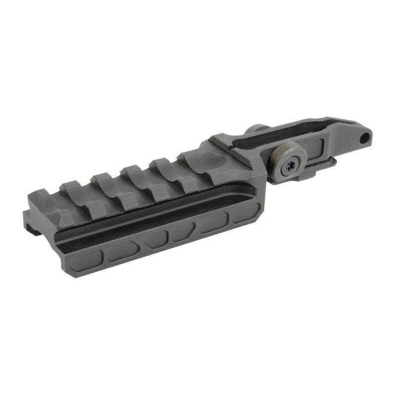 Alpha Mini Dot Mount, Picatinny, For AK Pattern Firearms, Anodized Finish, Black MI-AK-ALPHA-MDM-PIC