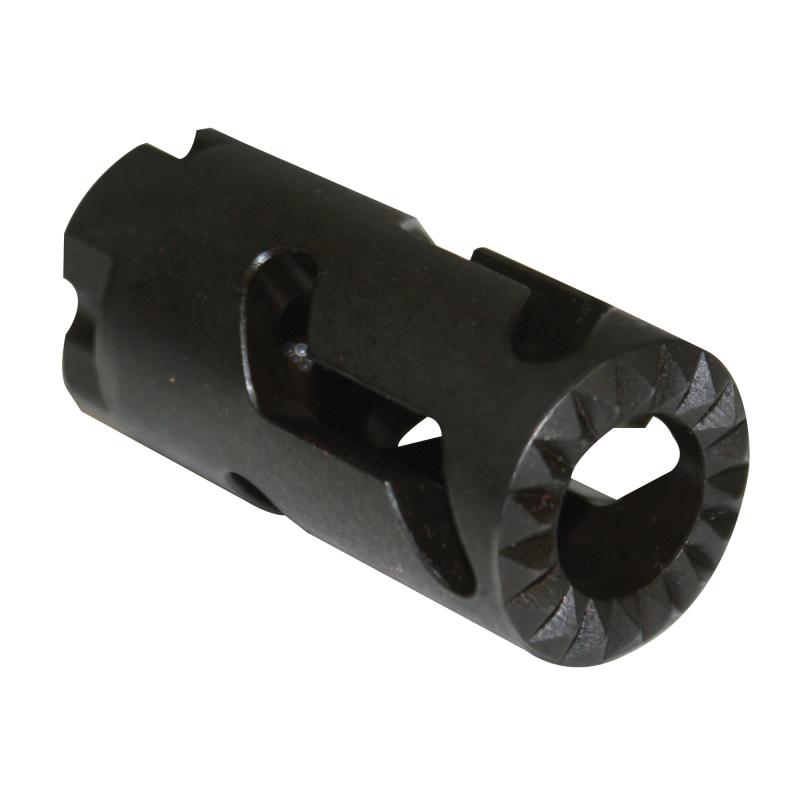 Flash Hider, 7.62X39, Impact Device, M14 x 1.0 Left Hand Thread, Black MI-AKFH1
