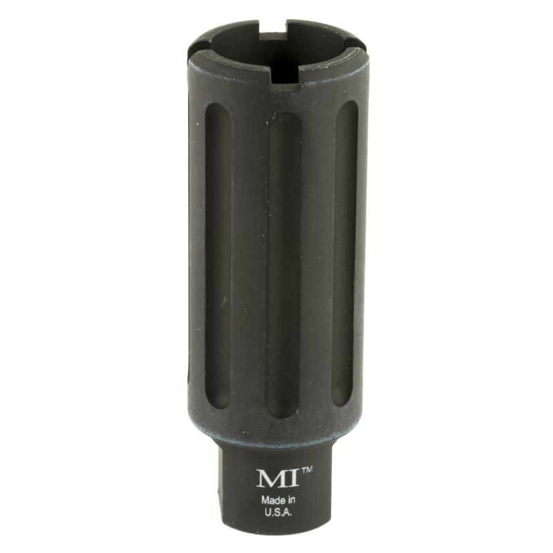 Blast Can, 1/2X28 TPI, For 5.56/.223 Rifles, Overall Length 3.375", Includes Crush Washer, Black Hardcoat Anodized 6061 Aluminium MI-BC556