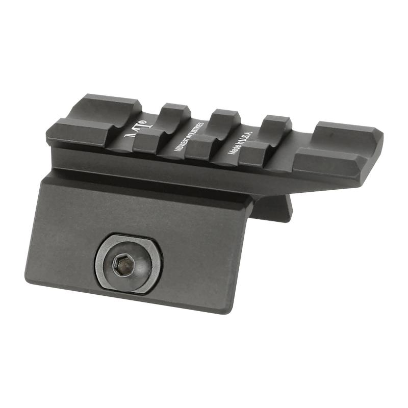 Lever Modular Top Rail, Fits Existing Midwest Industries M-LOK Lever Gun Handguards, Reverse and forward compatible, Anodized finish, Black MI-LMTR