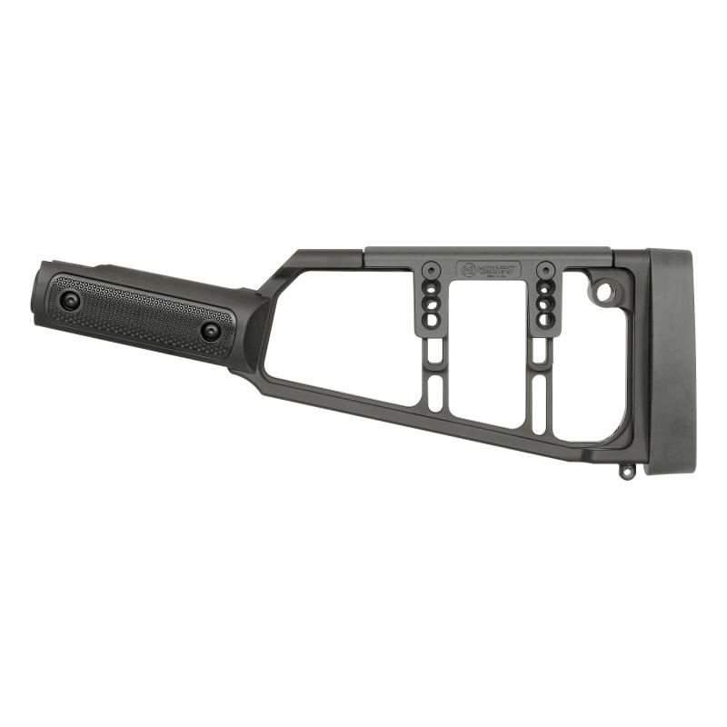 Lever Stock, Straight, Fits Rossi R92 Straight Grip Lever Action Rifles, Anodized Finish, Black MI-LS-RS