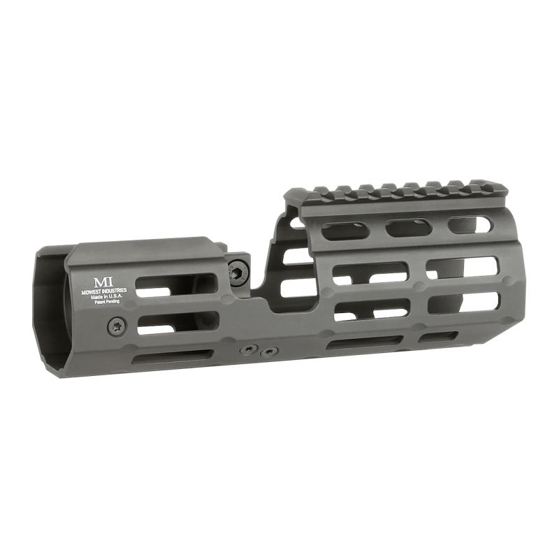 MLOK SD Handguard, Fits MP5 and Clones, Hard Coat Anodized Finish, Black MI-MP5-SD