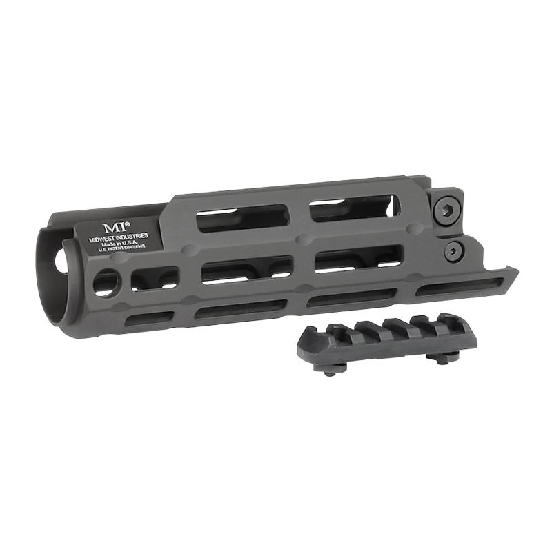 Handguard, Fits HK MP5 and Clones, M-Lok Compatible, Mil-Spec Top Rail, Black Finish MI-MP5M