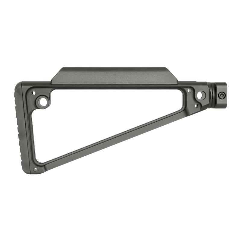 Triangle, Stock, Anodized Finish, Black, Fits Picatinny MI-TRI-F