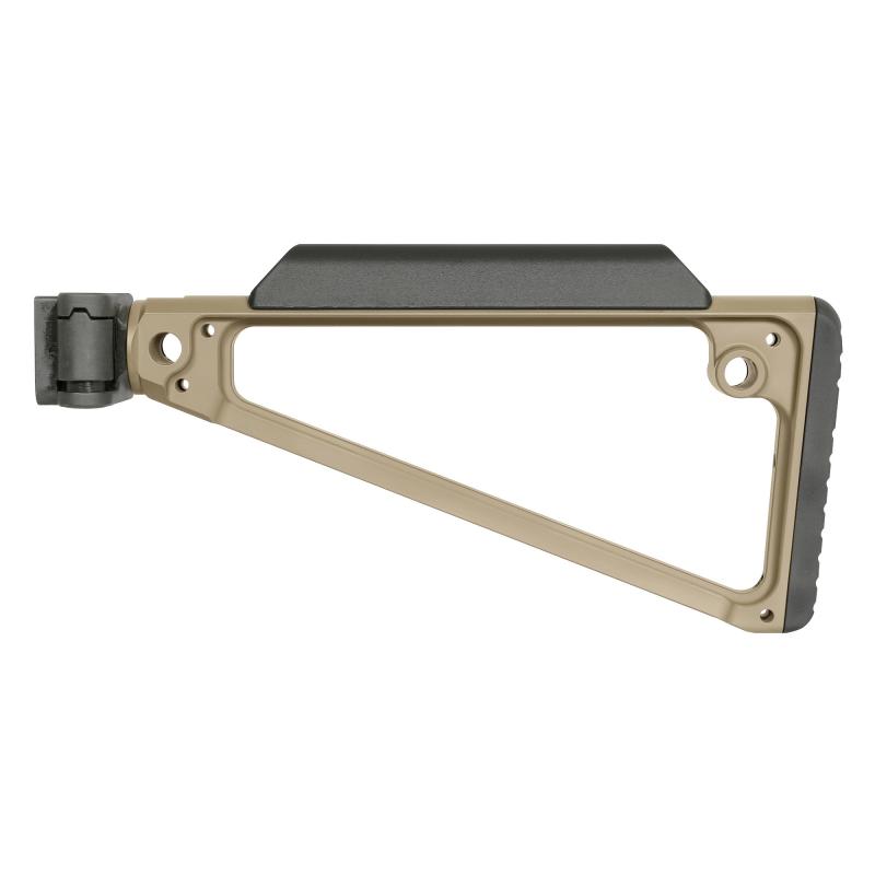 Triangle, Side Folding Stock, Anodized Finish, Flat Dark Earth, Fits Picatinny MI-TRI-SF-FDE