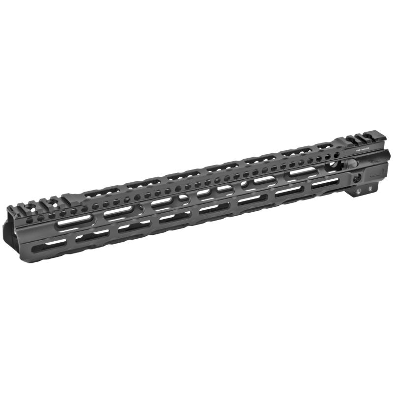 Ultra Lightweight M-Lok Handguard, Fits AR Rifles, 15" Free Float Handguard, Wrench and Titanium Hardware Included, 5-Slot Polymer M-Lok Rail included, Black Finish MI-ULW15