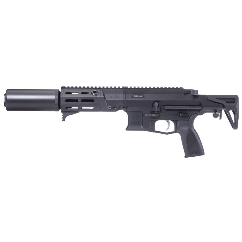 PDX-SD, Semi-automatic Rifle, SBR, 556NATO, 5.5" Threaded Barrel, Cerakote Finish, Black, 30 Rounds, 1 Magazine, Includes DSX Suppressor MXM-49704