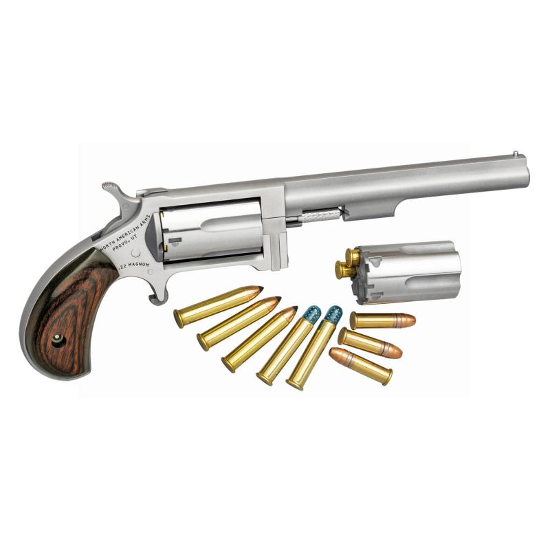 Sidewinder | 22 Mag/LR, 4" Barrel, 5 Shot Cyl, Swing Out Cylinder, 22 Mag & 22LR Cylinders