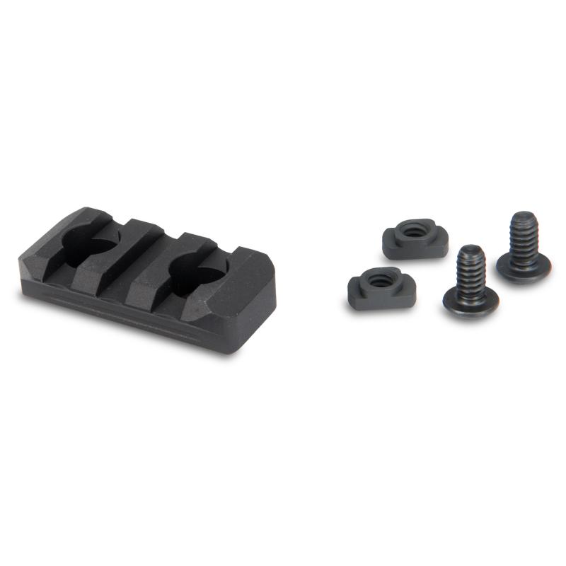 Picatinny Rail Mount Black 3 Slot TRL-MLOK-STD-3