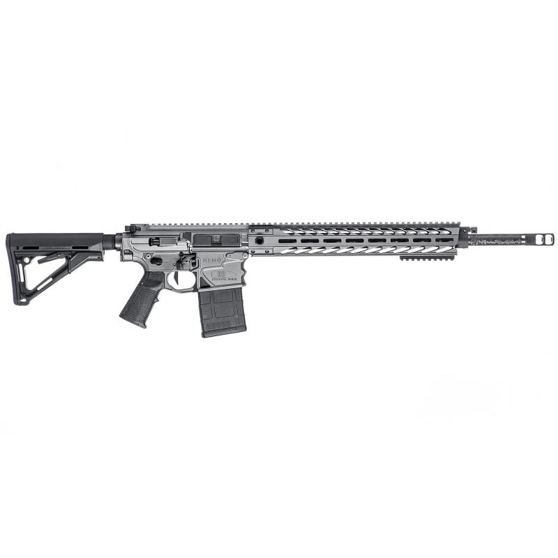 Executive Order, Semi-automatic Rifle, 308 Win, 20" PROOF Carbon Fiber Barrel, Lightweight Billet Receiver Set, Tungsten Cerakote, Full Ambi Controls, NEMO Lightweight Free Float Handguard, Suppressed/Unsuppressed Gas Block, Geissele Trigger SD-E, NEMO P
