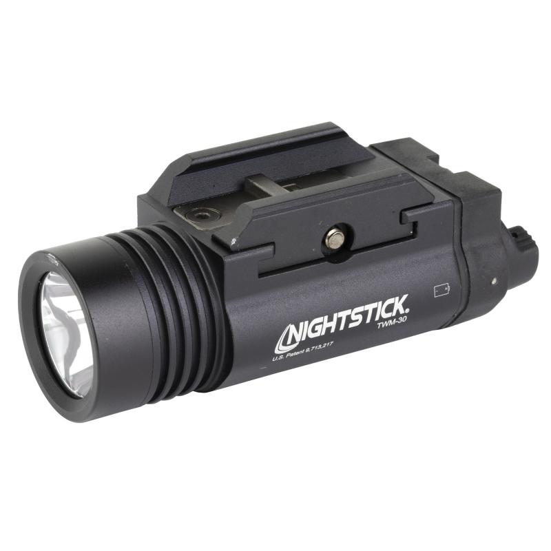 TWM-30, Tactical Weapon-Mounted Light, 1,200 Lumens, 9,379 Candela, Black, 1.75 Hours of Runtime, IP-X7 Waterproof TWM-30