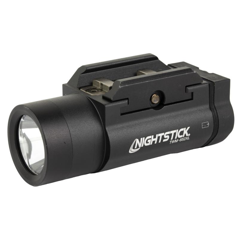 TWM-852XL, Tactical Weapon Mounted Light, 850 Lumens, 1.75 Hour Runtime, IP-X7 Waterproof, Matte Finish, Black TWM-852XL