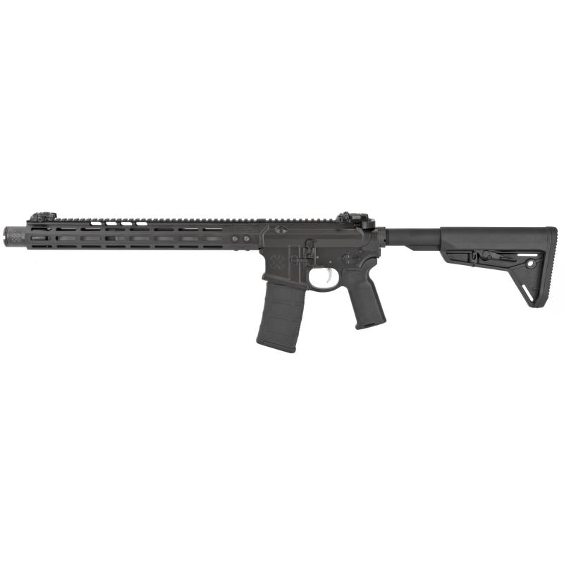 Infidel, Gen 4, Semi-automatic Rifle, 223 Rem/556NATO, 13.7" Barrel (16" OAL with Pinned Brake), KX3 Muzzle Device, Black Finish, Magpul MOE SL Stock, 30Rd, NSR-15 (M-Lok) Handguard 02000711