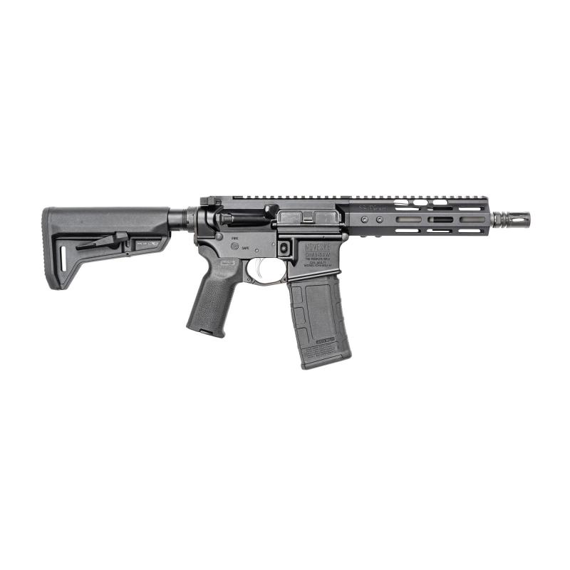 Chainsaw, Semi-automatic, SBR, 300 Blackout, 8" Barrel, A2 Flash Hider, Anodized Finish, Black, Magpul MOE-K2 Grip, Magpul SLK Stock, Free Float M-LOK Handguard, ALG Trigger, Radian Raptor LT Charging Handle, 30 Rounds, 1 Magpul PMAG 300BLK Magazine 0200