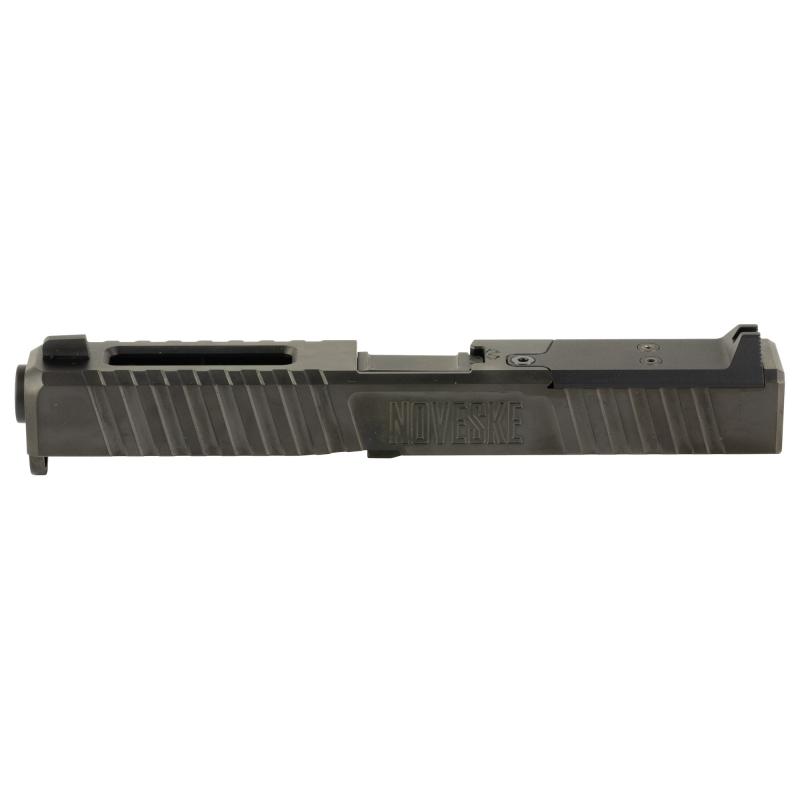 DM Slide, Noveske Barrel, DLC Finish, Black, Direct Mount Optics Ready, For Glock 17 Gen 3, Includes Noveske End Plate, Cover Plate w/Rear Sight, Front Sight 03002704