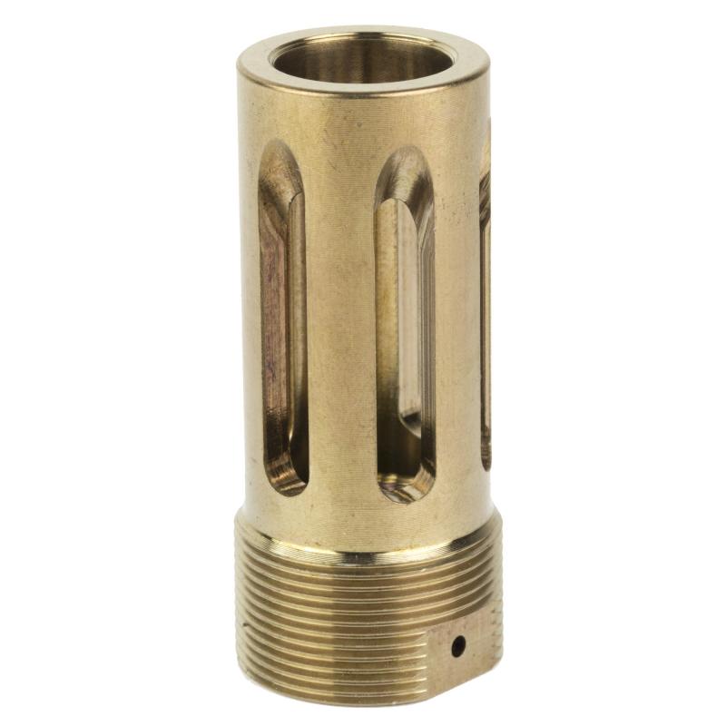 OPS/AE Flash Hider, For Use with Ops Inc 12 Model, AEM5 and OCM5 Suppressors, Raw Heat Treat Finish, Gold OCL-602