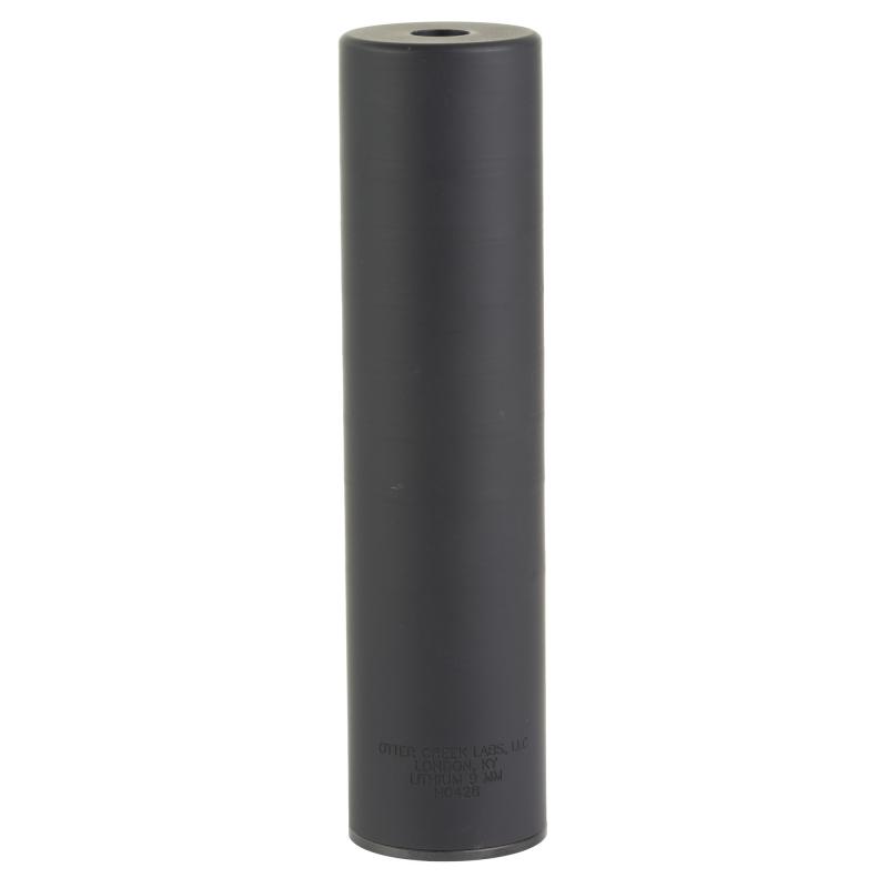 Lithium, 9MM, Threaded 1.375x24, Titanium Construction, Cerakote Finish, Black, Includes 1/2x28 Direct Thread Adaptor and Tube Clamp LIT9