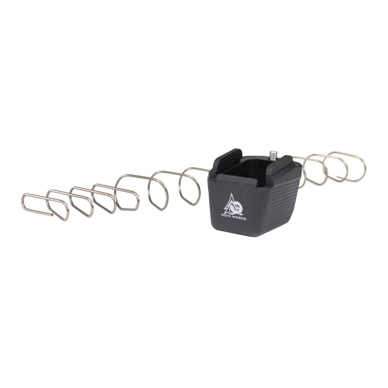 Pistol Magazine Base, +5 Rounds, Anodized Finish, Fits Sig 320 9mm, Black ACC-PMB-SS-320-BLK